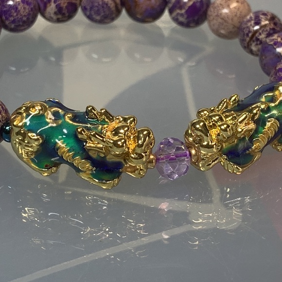 ANXIETY CONTROL NATURAL BRACELET size 7” - Picture 5 of 6